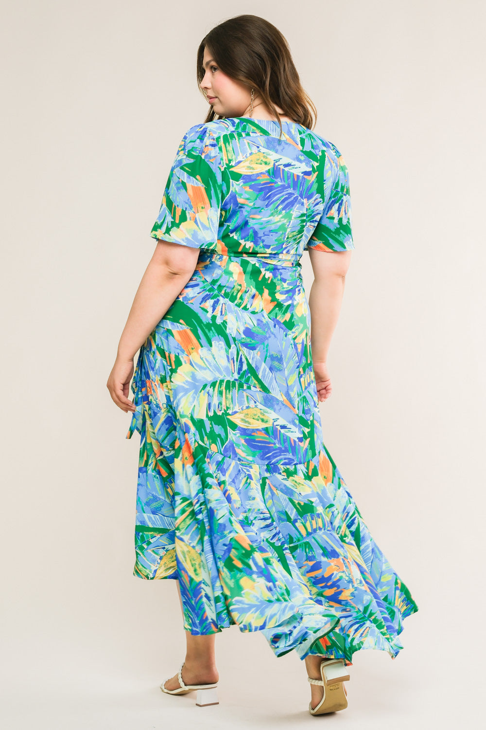 UNEXPECTED SURPRISE WOVEN HI-LO DRESS Flying Tomato